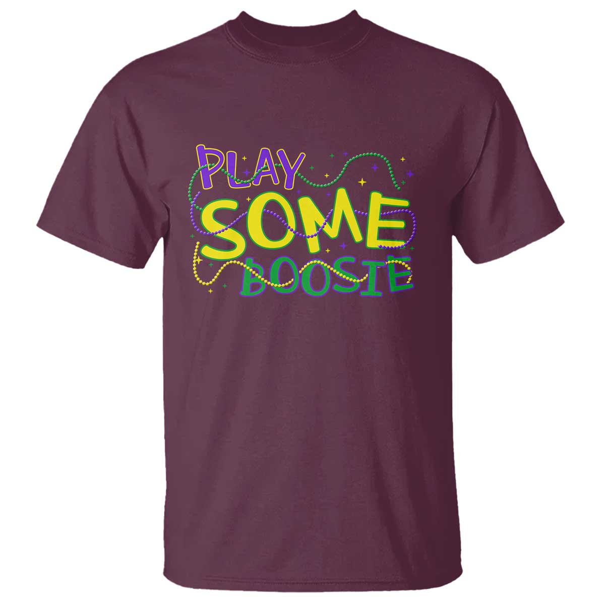 Funny Play Some Boosie Mardi Gras T Shirt Beads Carnival Louisiana