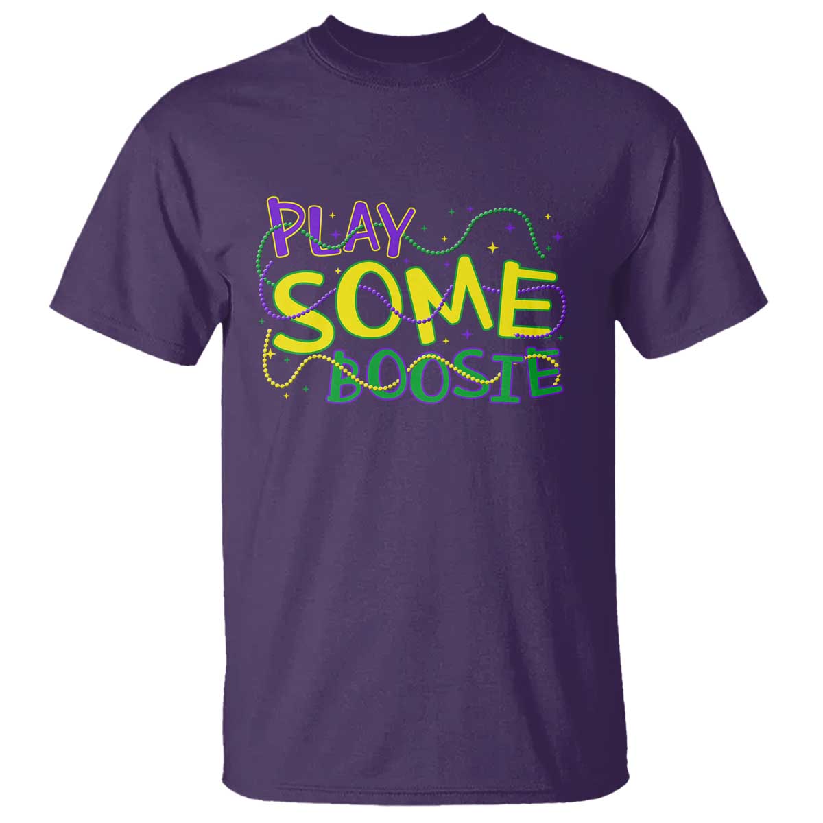 Funny Play Some Boosie Mardi Gras T Shirt Beads Carnival Louisiana