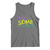 Funny Play Some Boosie Mardi Gras Tank Top Beads Carnival Louisiana