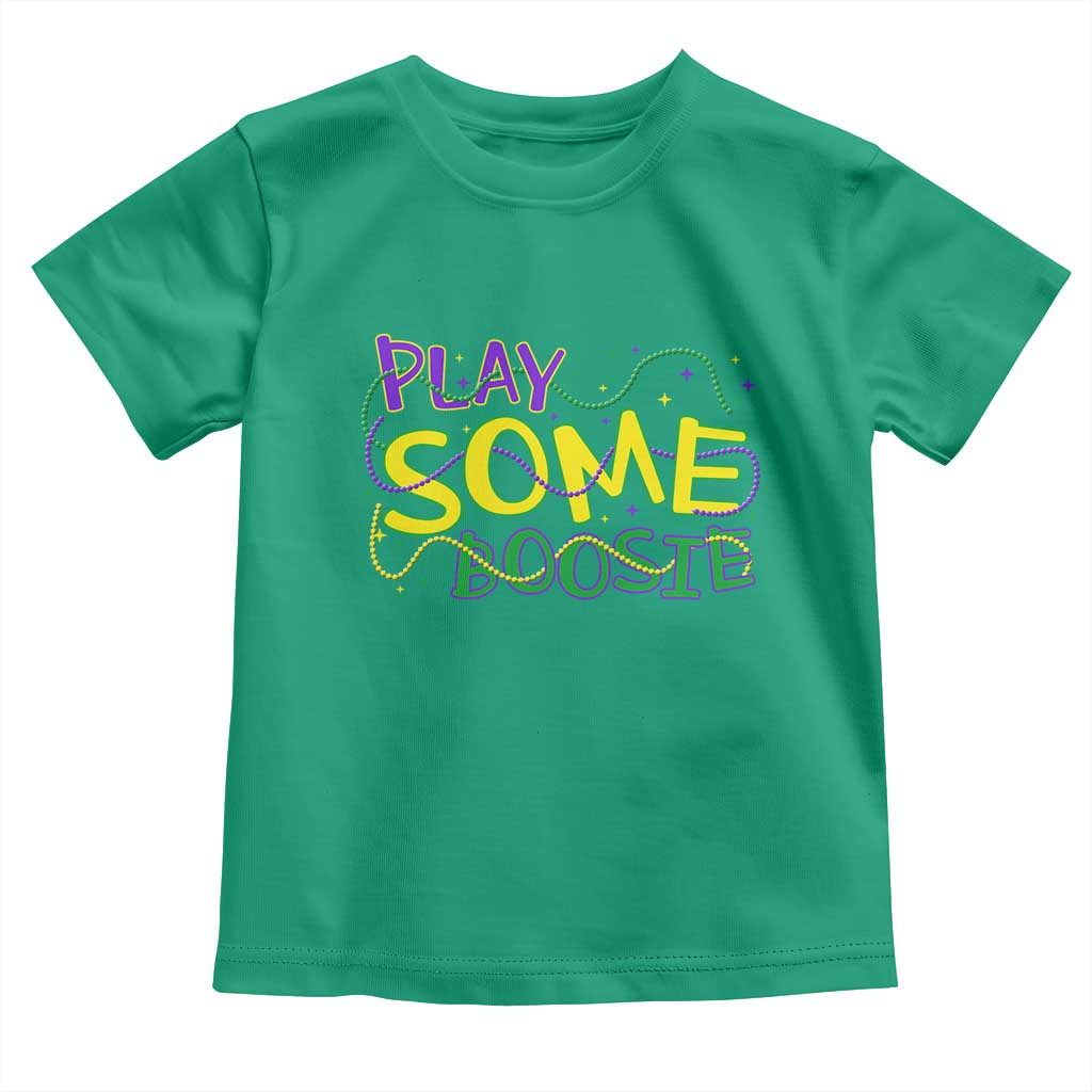 Funny Play Some Boosie Mardi Gras Toddler T Shirt Beads Carnival Louisiana