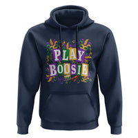 Funny Play Boosie Mardi Gras Hoodie Fat Tuesday Carnival Fleur De Lis Music