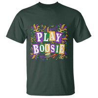 Funny Play Boosie Mardi Gras T Shirt Fat Tuesday Carnival Fleur De Lis Music