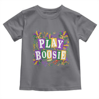 Funny Play Boosie Mardi Gras Toddler T Shirt Fat Tuesday Carnival Fleur De Lis Music