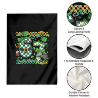 67 St Patricks Day Garden Flag Funny Six Seven Meme Lucky Shamrock