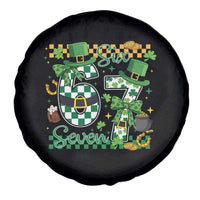67 St Patricks Day Spare Tire Cover Funny Six Seven Meme Lucky Shamrock