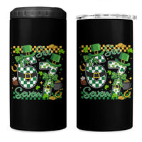67 St Patricks Day 4 in 1 Can Cooler Tumbler Funny Six Seven Meme Lucky Shamrock