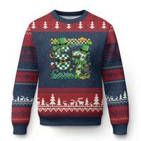 67 St Patricks Day Ugly Christmas Sweater Funny Six Seven Meme Lucky Shamrock