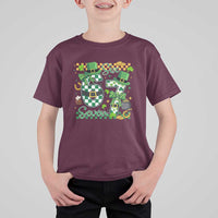 67 St Patricks Day T Shirt For Kid Funny Six Seven Meme Lucky Shamrock
