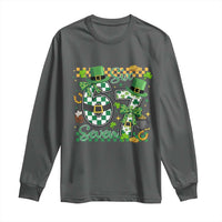 67 St Patricks Day Long Sleeve Shirt Funny Six Seven Meme Lucky Shamrock