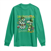 67 St Patricks Day Long Sleeve Shirt Funny Six Seven Meme Lucky Shamrock