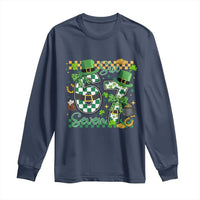 67 St Patricks Day Long Sleeve Shirt Funny Six Seven Meme Lucky Shamrock