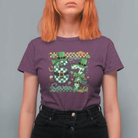 67 St Patricks Day T Shirt For Women Funny Six Seven Meme Lucky Shamrock