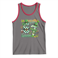 67 St Patricks Day Tank Top Funny Six Seven Meme Lucky Shamrock