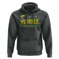 Mardi Gras Mobile Alabama AL Carnival Beads Hoodie