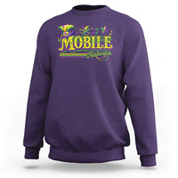 Mardi Gras Mobile Alabama AL Carnival Beads Sweatshirt