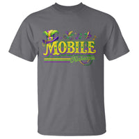 Mardi Gras Mobile Alabama AL Carnival Beads T Shirt