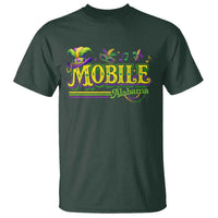 Mardi Gras Mobile Alabama AL Carnival Beads T Shirt