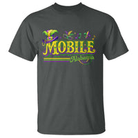Mardi Gras Mobile Alabama AL Carnival Beads T Shirt