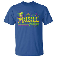 Mardi Gras Mobile Alabama AL Carnival Beads T Shirt