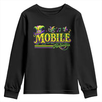 Mardi Gras Mobile Alabama AL Carnival Beads Youth Sweatshirt