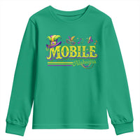 Mardi Gras Mobile Alabama AL Carnival Beads Youth Sweatshirt