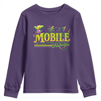 Mardi Gras Mobile Alabama AL Carnival Beads Youth Sweatshirt