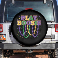 Funny Play Boosie Mardi Gras Spare Tire Cover Beads Fat Tuesday Carnival