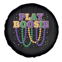 Funny Play Boosie Mardi Gras Spare Tire Cover Beads Fat Tuesday Carnival