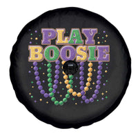 Funny Play Boosie Mardi Gras Spare Tire Cover Beads Fat Tuesday Carnival