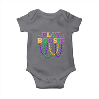 Funny Play Boosie Mardi Gras Baby Onesie Beads Fat Tuesday Carnival