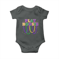 Funny Play Boosie Mardi Gras Baby Onesie Beads Fat Tuesday Carnival
