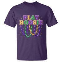 Funny Play Boosie Mardi Gras T Shirt Beads Fat Tuesday Carnival