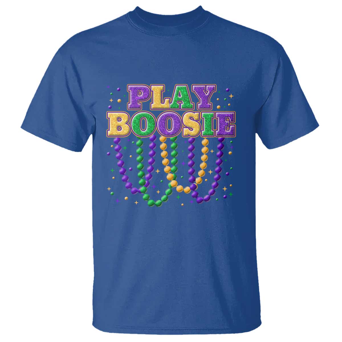 Funny Play Boosie Mardi Gras T Shirt Beads Fat Tuesday Carnival