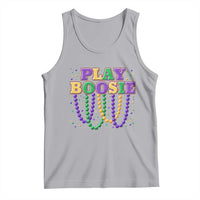 Funny Play Boosie Mardi Gras Tank Top Beads Fat Tuesday Carnival