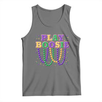 Funny Play Boosie Mardi Gras Tank Top Beads Fat Tuesday Carnival