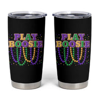 Funny Play Boosie Mardi Gras Tumbler Cup Beads Fat Tuesday Carnival