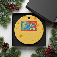 When Injustice Becomes Law Resistance Becomes Duty Ceramic Ornament Thomas Jefferson Quotes - Wonder Print Shop