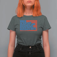 When Injustice Becomes Law Resistance Becomes Duty T Shirt For Women Thomas Jefferson Quotes