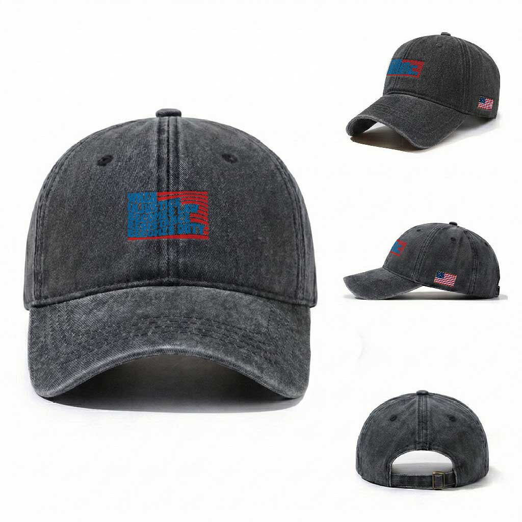 When Injustice Becomes Law Resistance Becomes Duty Washed Cotton Baseball Cap Thomas Jefferson Quotes