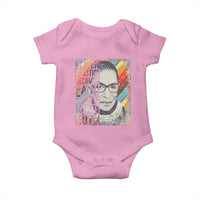When Injustice Becomes Law Resistance Becomes Duty Baby Onesie RBG Quote