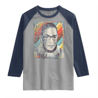 When Injustice Becomes Law Resistance Becomes Duty Raglan Shirt RBG Quote