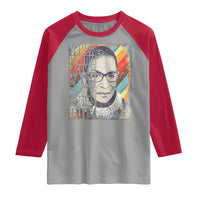 When Injustice Becomes Law Resistance Becomes Duty Raglan Shirt RBG Quote