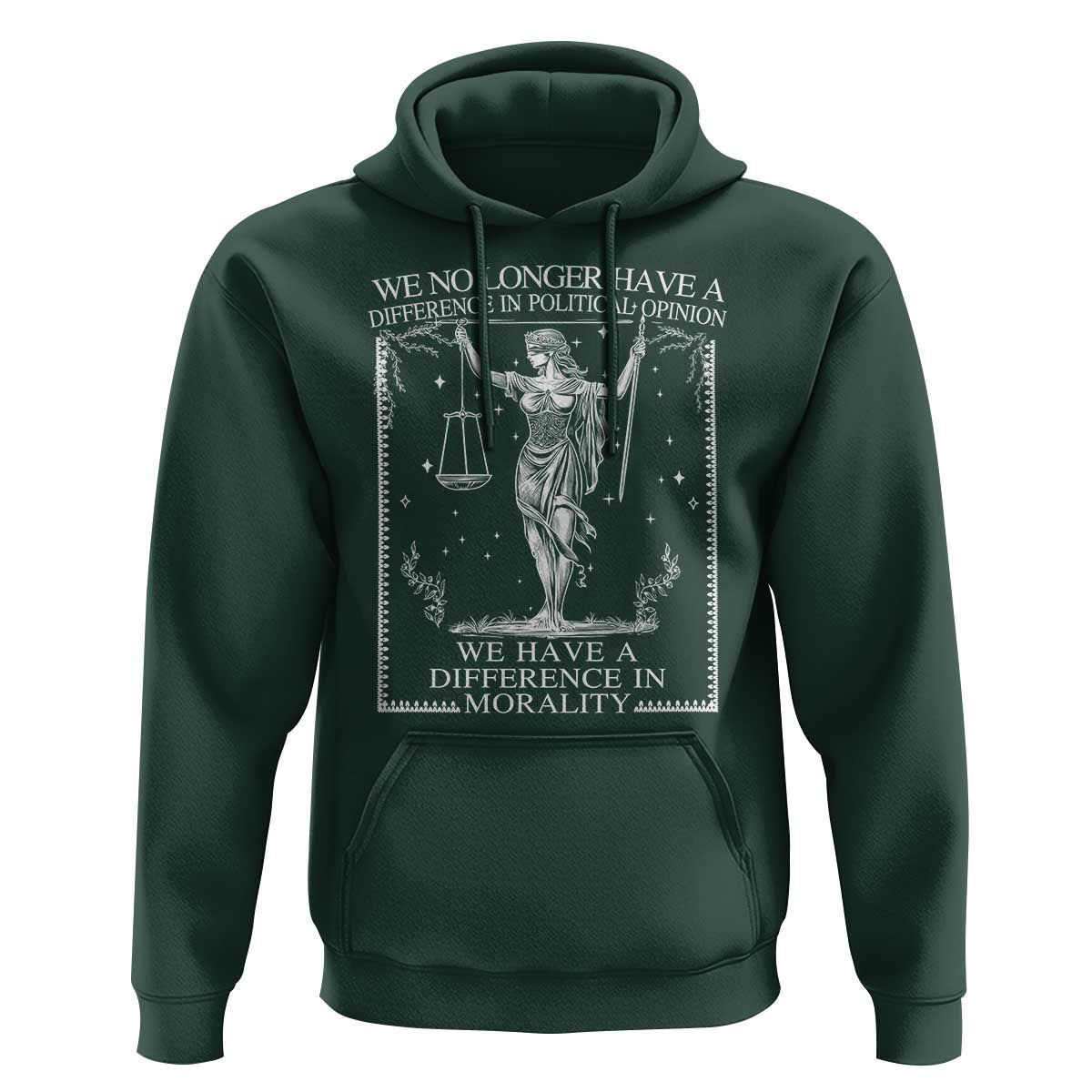 We No Longer Have A Difference In Political Opinion Hoodie Justice Political