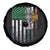Irish Pride Spare Tire Cover American Flag Celtic Cross Shamrock St Patrick's Day