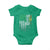 Irish Pride Baby Onesie American Flag Celtic Cross Shamrock St Patrick's Day