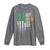 Irish Pride Long Sleeve Shirt American Flag Celtic Cross Shamrock St Patrick's Day