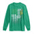 Irish Pride Long Sleeve Shirt American Flag Celtic Cross Shamrock St Patrick's Day