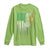 Irish Pride Long Sleeve Shirt American Flag Celtic Cross Shamrock St Patrick's Day