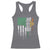 Irish Pride Racerback Tank Top American Flag Celtic Cross Shamrock St Patrick's Day