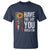 Have The Day You Voted For T Shirt Vintage American Flag Sunflower